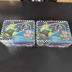 Pokemon TCG Summer Back to School 2024 Collector Chest Lot Of 2 Damaged Plastic - Image 1