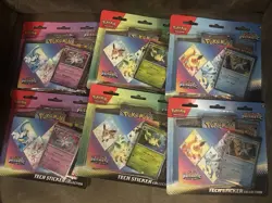 Pokemon TCG Prismatic Evolutions Tech Sticker Collection 3 Pack SEALED Lot Of 6 - Image 1
