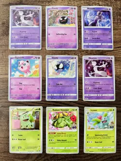 Pokemon Card Lot Mewtwo Radiant Venusaur Gastly Bulbasaur Ivysaur NM+ 2024 GO SV - Image 1
