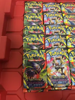 🔥 PHANTASMAL FLAMES Pokemon Booster Pack Lot / Bundle New Sealed 20 Packs 🔥 - Image 3