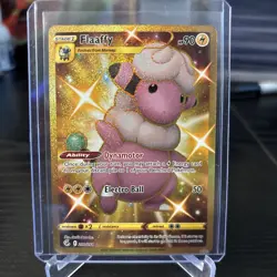 Pokemon TCG Flaaffy Fusion Strike Holo Card 280/264 Secret Rare Gold - Image 1