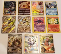 TCG Pokemon (11 Card) Lot New, Vintage and Full Arts and Promos - Image 1