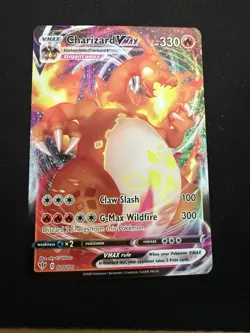 Pokemon Charizard VMAX Darkness Ablaze Holo Card 020/189SWSH03 - Image 1