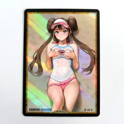 ROSA Waifu Anime Card LIMITED 1/1 Custom TCG Holo Goddess Story ACG T14522 - Image 1