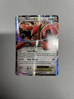Scizor EX 76/122 XY Breakpoint Ultra Rare Card - Image 1