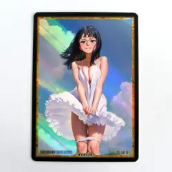 NICO ROBIN Waifu Anime Card LIMITED 1/1 Custom TCG Holo T14518 - Image 1