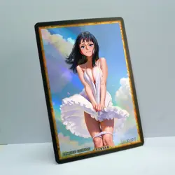 NICO ROBIN Waifu Anime Card LIMITED 1/1 Custom TCG Holo T14518 - Image 2