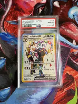 PSA 8 Umbreon ex SVP176 Sv: Scarlet & Violet Promo Cards Holo - Image 1