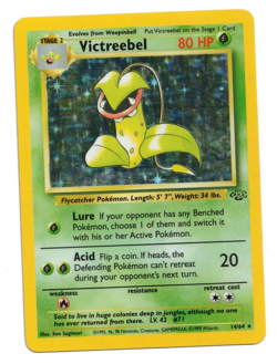 Pokemon Card: Victreebel HOLO 14/64 Jungle Set Vintage Rare! EX - Image 1