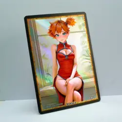 MISTY Waifu Anime Card LIMITED 1/1 Custom TCG Holo Goddess Story ACG T14513 - Image 2