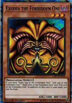 EXODIA THE FORBIDDEN ONE HOLO YuGiOh YU GI OH Custom Anime Collectible Card - Image 1