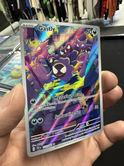 Pokemon Gastly Illustration Rare Full Art Holo SV05 Temporal Forces 177/162 Card - Image 1