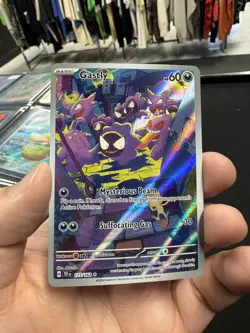 Pokemon Gastly Illustration Rare Full Art Holo SV05 Temporal Forces 177/162 Card - Image 3