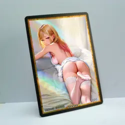 MARIN KITAGAWA Waifu Anime Card LIMITED 1/1 Custom TCG Holo T14509 - Image 2