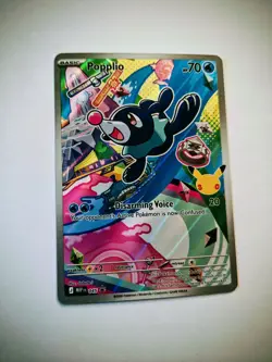 Pokemon Popplio Full Illustration Rare Promo card 045🔥Near Mint or better🔥 - Image 1