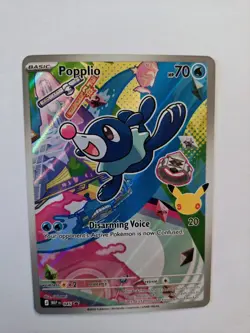 Pokemon Popplio Full Illustration Rare Promo card 045🔥Near Mint or better🔥 - Image 2