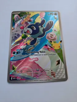 Pokemon Popplio Full Illustration Rare Promo card 045🔥Near Mint or better🔥 - Image 3