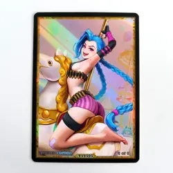JINX Waifu Anime Card LIMITED 1/1 Custom TCG Holo Goddess Story ACG T14505 - Image 1