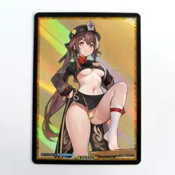 HUTAO Waifu Anime Card LIMITED 1/1 Custom TCG Holo Goddess Story ACG T14496 - Image 1