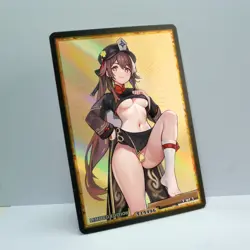 HUTAO Waifu Anime Card LIMITED 1/1 Custom TCG Holo Goddess Story ACG T14496 - Image 2