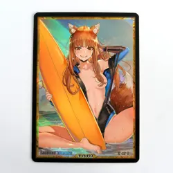 HOLO Waifu Anime Card LIMITED 1/1 Custom TCG Holo Goddess Story ACG T14493 - Image 1