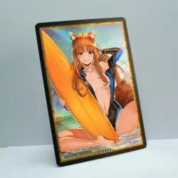 HOLO Waifu Anime Card LIMITED 1/1 Custom TCG Holo Goddess Story ACG T14493 - Image 2