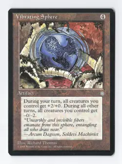 Vibrating Sphere Ice Age MTG Vintage Magic the Gathering Card LP/NM - Image 1