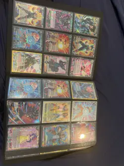 Bandai Dragon Ball Super Foil Battle & Leader Card Lot Binder Goku Vegeta - Image 3