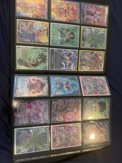 Bandai Dragon Ball Super Foil Battle & Leader Card Lot Binder Goku Vegeta - Image 4