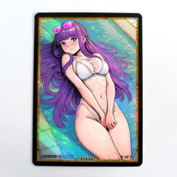 FERN Waifu Anime Card LIMITED 1/1 Custom TCG Holo Goddess Story ACG T14482 - Image 1