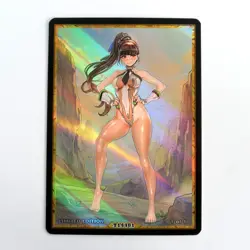 EVE STELLAR Waifu Anime Card LIMITED 1/1 Custom TCG Holo T14481 - Image 1