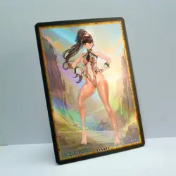 EVE STELLAR Waifu Anime Card LIMITED 1/1 Custom TCG Holo T14481 - Image 2