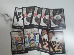 One Piece tcg Card Game 450 Cards Collection Mixed Lot w FOILS Included ENG - Image 5