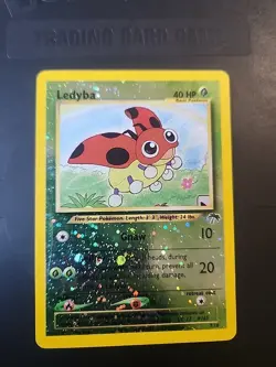 Pokemon TCG Ledyba Southern Islands 7 Reverse Holo Promo Card LP - Image 1