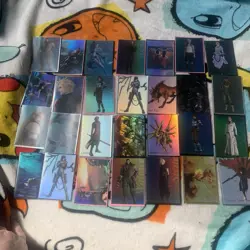 Final Fantasy VII Holo Foil Shiny Bundle Lot Anniversary Cards - Image 1