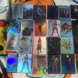 Final Fantasy VII Holo Foil Shiny Bundle Lot Anniversary Cards - Image 2