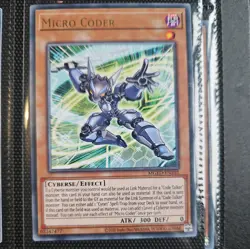 MGED-EN102 Micro Coder Rare UNL Edition Mint YuGiOh Card - Image 1