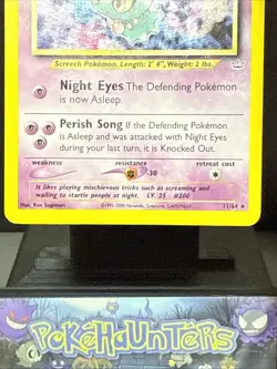 Pokemon Card Misdreavus 11/64 Holo Rare Neo Revelation Set Played - Image 4