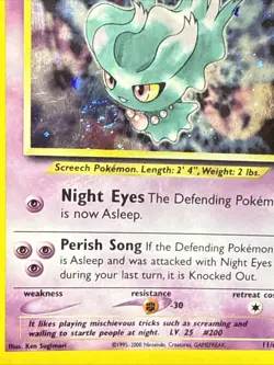 Pokemon Card Misdreavus 11/64 Holo Rare Neo Revelation Set Played - Image 5