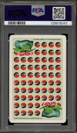 Pokemon Caterpie Jack of Clubs Stadium Green Playing Cards PSA 10 Gem Mint - Image 2