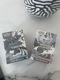 Pokemon TCG Cards White Flare & Black Bolt Booster Bundles Boxes 1 Of Each - Image 1