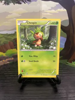 Chespin 3/39 - XY Kalos Trainer Kit - Pokemon Card TCG - LP - Image 1