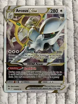Arceus VSTAR (Metal Card) - 123/172 - Sword & Shield Promo Cards - Image 1