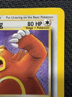 Pokemon TCG Ursaring Neo Discovery 34/75 Rare 2001 WOTC Vintage MP Card - Image 3