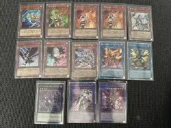 QUARTER CENTURY SECRET RARE YUGIOH 13 CARD LOT MINT JAPANESE ART COLLECTION!!! - Image 2