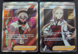 Pokemon TCG Lot Of 4 Secret Rare Full Art Trainer Cards Nessa,Bea,Oleana, NM - Image 4