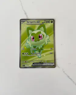Pokemon TCG Sprigatito EX Full Art Card 251/217 Ascended Heroes Ultra Rare NM - Image 1