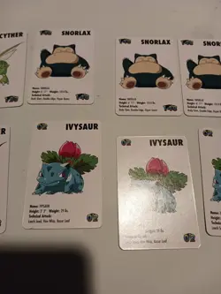 Pokemon Mini Cards 1998 Applause Nintendo KFC Vintage Some are in great shape! - Image 4