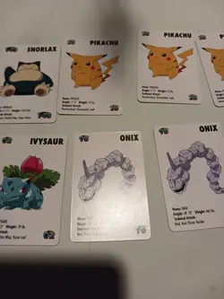 Pokemon Mini Cards 1998 Applause Nintendo KFC Vintage Some are in great shape! - Image 5