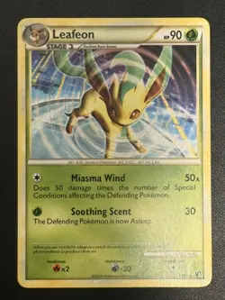 Pokemon Card - Leafeon Undaunted 17/90 Rare - Image 3